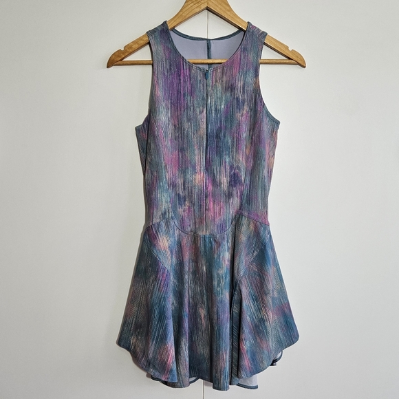 LULULEMON Everlux Short-Lined Tennis Tank Dress 6" Pixel Diffuse Multi Size 6 - Picture 6 of 16